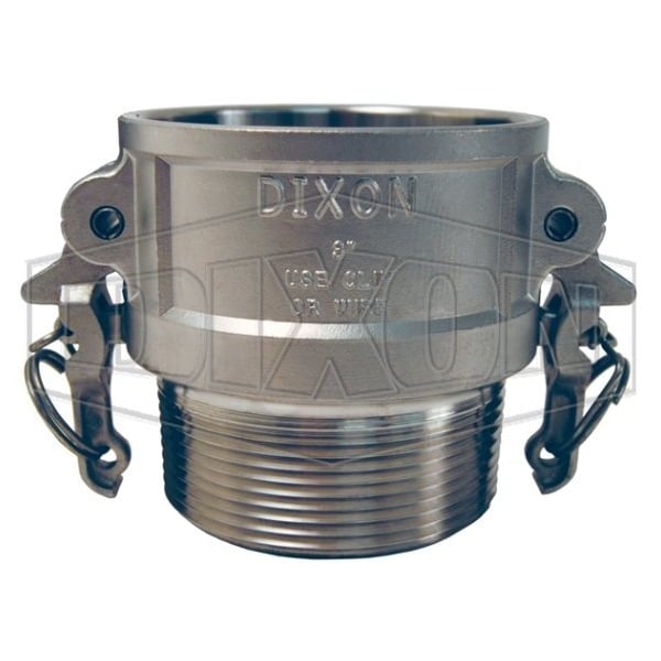Boss-Lock Type B Cam and Groove Coupler, 3/4 x 1/2 in Nominal, Female Coupler x MNPT End Style, Dom
